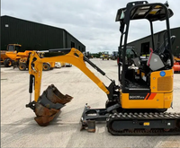 Excavatrice robuste de 1,8 tonne pour travaux de construction, modèle 9017FZTS, avec moteur et pompe, conçue pour une utilisation longue durée sur terrains difficiles