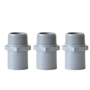 Hoge Kwaliteit Plastic Mannelijke Socket Mannelijke Adapter Mannelijke Koppeling Upvc Pijp Fitting