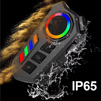 Casque sans fil K06A pour moto, écouteurs Bluetooth avec suppression du bruit, étanches, lecteur de musique, appels mains libres