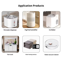 Pompe submersible sans balais DC, micro-pompe pour aspirateur pour animaux, toilettes intelligentes, machine à glaçons, humidificateur silencieux, pompes de puits basse pression haute performance 60Hz
