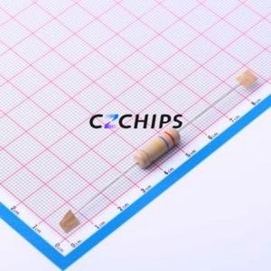 Résistance traversante CR3W-270K 5%-9T73, composant traversant (THT), D6xL17mm, film carbone, 270kOhm, 5%, 500V - Product Image 2