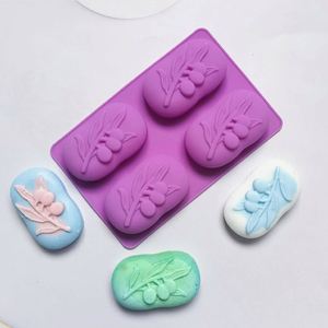 Olive Tree 4 Cavity Silicone <b>Mold</b> - Non-Stick Food Safe for <b>Cake</b>/Candle/Soap Making, Chocolate, Pudding, Reusable Baking <b>Mold</b> - Product Image 4