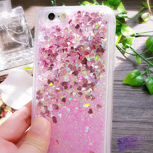 Coque de téléphone personnalisée avec paillettes liquides brillantes flottantes pour <span class=keywords><strong>iPhone</strong></span> 17 Pro 16, coque de téléphone avec paillettes liquides - Product Image 2