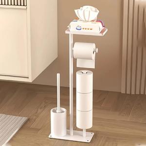 <span class=keywords><strong>Portarotolo</strong></span> Verticale da Terra in Acciaio Inox con Bordo Sottile per Bagno con <span class=keywords><strong>Portascopino</strong></span> <span class=keywords><strong>e</strong></span> <span class=keywords><strong>Portarotolo</strong></span> - Product Image 5