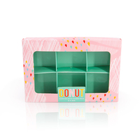 Boîte en Gros pour 12 Chocolats avec Séparateurs et Fenêtre, Emballage Cadeau en Papier Personnalisé pour Mariage, Bonbons, Truffes et Barres Chocolatées