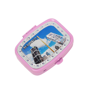 Caja <span class=keywords><strong>de</strong></span> medicina cuadrada exquisita <span class=keywords><strong>de</strong></span> alta calidad OEM, organizador <span class=keywords><strong>de</strong></span> pastillas cuadrado Chapado en Metal <span class=keywords><strong>de</strong></span> <span class=keywords><strong>Madrid</strong></span>, Pastillero con espejo <span class=keywords><strong>de</strong></span> bolsillo Praha - Product Image 6