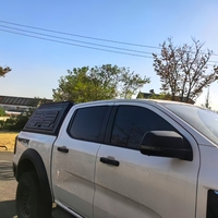 Capot de camionnette en aluminium 4x4 personnalisé - Toit rigide pour camionnette - Coque de camionnette résistante aux intempéries - Auvent de camionnette pour TOYOTA TACOMA/ HILUX REVO 5.0FT
