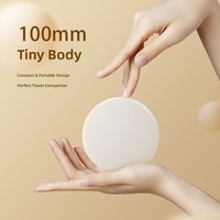 Miroir de maquillage portable le plus vendu, miroir de poche à LED, double face, cadre en plastique, miroir cosmétique compact