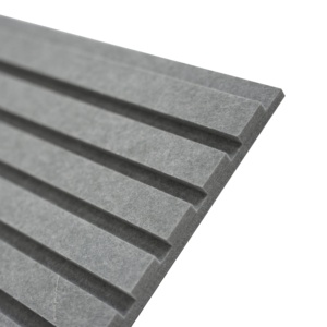 Meilleur prix – Panneaux décoratifs insonorisants en fibre PET écologiques, design à lattes, pour café, extérieur, salon, chambre - Product Image 1