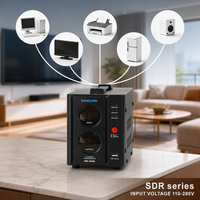 Régulateurs/Stabilisateurs de tension automatiques monophasés OEM 220V 500VA - 5000VA pour climatiseur, réfrigérateur, machine à laver, usage domestique
