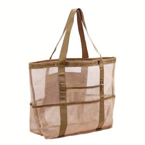 <b>Large</b> <b>Beach</b> Tote <b>Bag</b> for Family Mesh <b>Beach</b> <b>Bag</b> for Toys & Vacation Essentials - Product Image 4