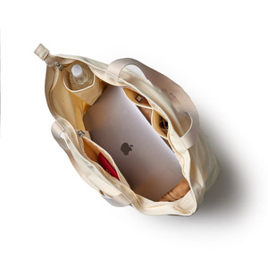 Ycw nhà máy công suất lớn Vải <span class=keywords><strong>Tote</strong></span> Túi mua sắm với bền vai dây kéo tùy chỉnh in logo - Product Image 1