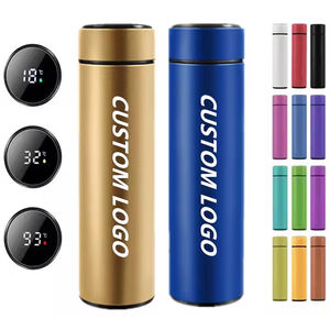 Mug isotherme portable en acier inoxydable à double paroi avec affichage LED de la température, écologique, pour le camping – Modèle intelligent - Product Image 5