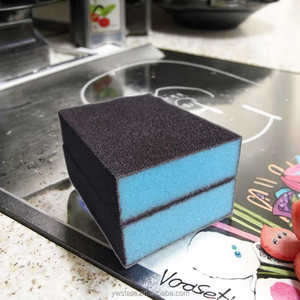 Chất Lượng Tốt Nhà Bếp Gỉ Làm Sạch Emery Miếng Bọt Biển Carborundum Miếng Bọt Biển Chậu Chảo Món Ăn Scrubber Bàn Chải - Product Image 2