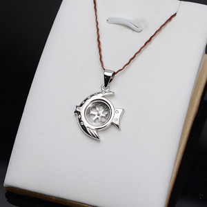 Base para Colgante de Plata S925 con Forma de Pez Pequeño, Personalizable, para Perlas de 10-11 mm, Accesorios para Joyería DIY, Componentes Semiterminados - Product Image 4