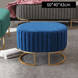 Tabouret <span class=keywords><strong>de</strong></span> <span class=keywords><strong>lit</strong></span> repose-pieds, pied en métal, <span class=keywords><strong>rose</strong></span> foncé, haute qualité, 1 pièce - Product Image 5