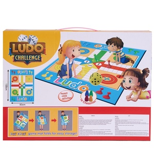 Alfombra de Actividades <span class=keywords><strong>Ludo</strong></span> de 130 cm para Niños, Tapete Educativo para el Suelo, Alfombra de Juego de Ajedrez Volador, Tapete de Gateo para el Aprendizaje de los Niños en el Dormitorio - Product Image 4