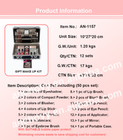 1157A Coffret Maquillage Bio Coréen Complet pour Femme – Grande Trousse de Maquillage Tout-en-Un