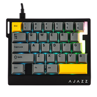Clavier de jeu filaire à une main AJAZZ AK029, 29 touches, disposition compacte, clavier à interrupteurs magnétiques 8K