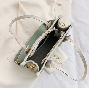 Nouveau sac à main pour femmes tendance, toile, couleur unie, haut de gamme, décontracté, sac à main, grande capacité, sac bandoulière, sac fourre-tout - Product Image 6