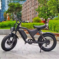 Bicicleta de Montaña Eléctrica con Suspensión Trasera, 750W 1500W, Cuadro de Aluminio, Neumáticos Anchos para Adultos, 48V 15Ah