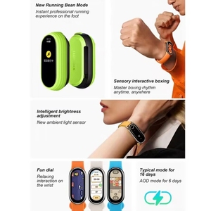 <span class=keywords><strong>Xiaomi</strong></span>-Pulsera inteligente <span class=keywords><strong>Mi</strong></span> <span class=keywords><strong>Band</strong></span> 8, reloj inteligente resistente al agua hasta 5atm, oxígeno en sangre y frecuencia cardíaca - Product Image 6