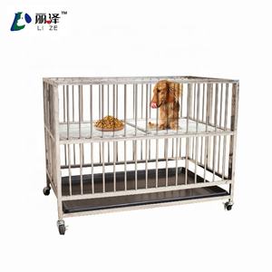 Lize Kandang Anjing Lipat Baja Tahan Karat Klasik Terlaris Rumah Anjing Cattery Tidak Ada Pintu Tidak Ada Penutup Harga Rendah Kandang Anjing Berkualitas Baik - Product Image 5