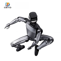 Robot humanoïde bipède multifonctionnel CBYD en métal pour usage éducatif en laboratoire, développement IA, avec 5G/Wi-Fi 32 Go