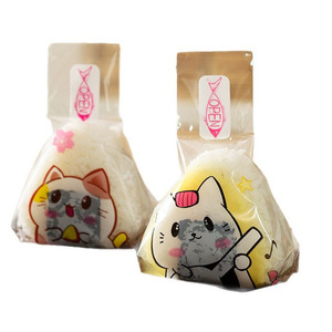 <span class=keywords><strong>Sacchetti</strong></span> per Onigiri in Stile Giapponese, Confezione da 100 Pezzi, <span class=keywords><strong>Sacchetti</strong></span> in <span class=keywords><strong>Plastica</strong></span> per Alimenti Adatti al Microonde - Product Image 2
