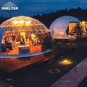Cúpula de PVC transparente con diseño de Cupula Iglu, carpa romántica para jardín al aire libre, cúpula iglú con baño - Product Image 6