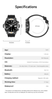 Montre connectée pour homme D01, écran tactile rond de 1,46 pouce, étanche IP68, boîtier en métal avec boussole et fonction de réponse aux appels pour Android