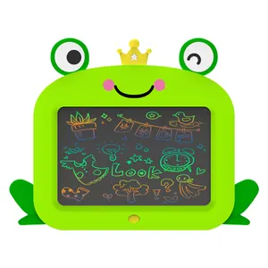 لوح للكتابة إلكتروني لوحي قابل للمسح لوحة رسم LCD للأطفال برسومات كرتونية حيوانات وضفادع أمير LCD للأطفال لوحة LCD للأطفال 11 بوصة