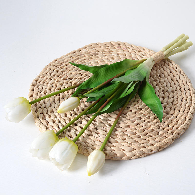 #6 tulip flower bundle-WHITE