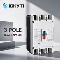 Pemutus Sirkuit Cetak 3 Kutub 160A 250A 25kA MCCB AC 400V 415V 690V Pemutus Sirkuit Distribusi Daya Industri