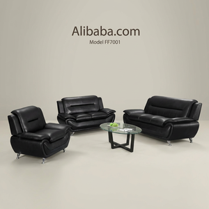 Sofá de PU de Estilo Industrial Vintage, Muebles de <span class=keywords><strong>3</strong></span>, 2 y 1 Plaza para el Hogar y la Oficina - Product Image 1