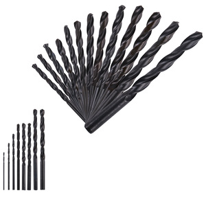High Speed Steel <b>Drill</b> <b>Bits</b> 1-10mm Spiral Round Shank For Wood And Metal Drilling - Product Image 4