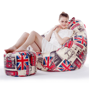 Túi Lười Ghế Sofa Thiết Kế Tùy Chỉnh Túi Đậu Nhỏ Giọt Nước Mắt In Kỹ Thuật Số Túi Đậu Phồng Thư Giãn Cỡ Lớn Ghế Ngồi Thoải Mái Cổ Điển - Product Image 4