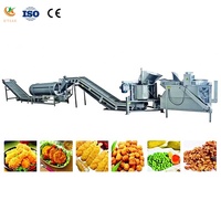 Automatische frituur-ontvettingscentrifuge met menger voor de verwerking van aardappelen, frieten, fruit en groenten