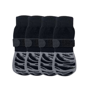 New Striped Large Pet <b>Socks</b> Waterproof Breathable Rubber Print Non-Slip <b>Dog</b> Shoes for Summer Season Cotton Material - Product Image 5