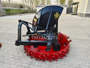 Machine à creuser des fossés d'irrigation montée sur tracteur <span class=keywords><strong>agricole</strong></span>, machine à rainurer les routes, machine à creuser des tranchées de drainage, machine à creuser des tranchées d'asphalte - Product Image 4