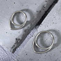 Bague de nez en acier inoxydable 316L unisexe Hisera, design punk, graines de melon, pierre naturelle, arc fermé sans couture, piercing de cartilage, bijoux