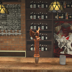 Grifo de Cerveza de Resina con Diseño de Gárgola Alada en 3D, Personalizado para Cervecerías con Temática de Fantasía, Fabricación al por Mayor - Product Image 4