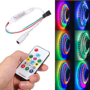 Bande lumineuse Flexible à 60Led <span class=keywords><strong>WS2812b</strong></span>, lumière colorée, <span class=keywords><strong>ruban</strong></span> d'éclairage, DC5V 5050 SMD, individuelle adressable, 60 diodes/m - Product Image 4