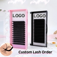 BY Lash Cashmere Lash Wholesale Volume Eyelashes Trays Handmade Velvet Silk 0.03 Lash 5-25mm No-sticky Lash Extension