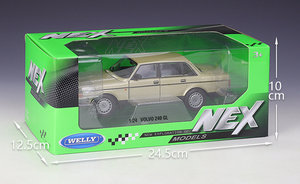 Welly 1:24 <span class=keywords><strong>VOLVO</strong></span> 240 GL auto simulazione <span class=keywords><strong>modello</strong></span> di auto in lega finito giocattolo pressofuso veicoli giocattolo - Product Image 6