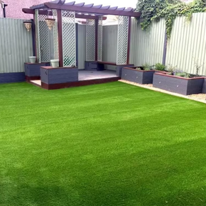 Césped Artificial Realista, Alfombra de Césped Sintético Suave, Tapete de Césped Artificial de Aspecto Natural Ideal para Jardín y Paisajismo - Product Image 4