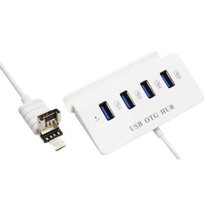 <b>USB</b> OTG HUB 4 Port <b>USB</b> 2.0 With Stand For Phone Computer <b>Mouse</b> Flash Drive Expansion - Product Image 5