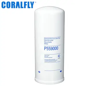 CORALFLY旋装润滑油滤清器LFP9000 BD7153 P559000柴油发动机卡车机油滤清器LF9070 FRAM WIX PH8690 57745XD