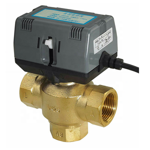 Vanne à boisseau motorisée Honeywell VC6013, bidirectionnelle, en laiton, OEM, origine USA - Product Image 5
