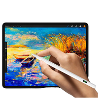 IPAD pena Stylus, dengan LED tampilan daya Digital untuk iPad Samsung Huawei Xiaomi Tablet Pen untuk Android IOS Windows sentuh Pen